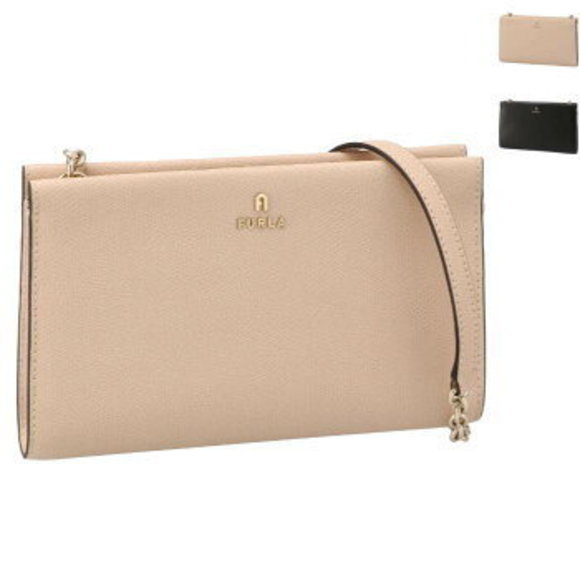 Furla Camellia Shoulder Bag Chain Crossbody - Picture 1 of 9